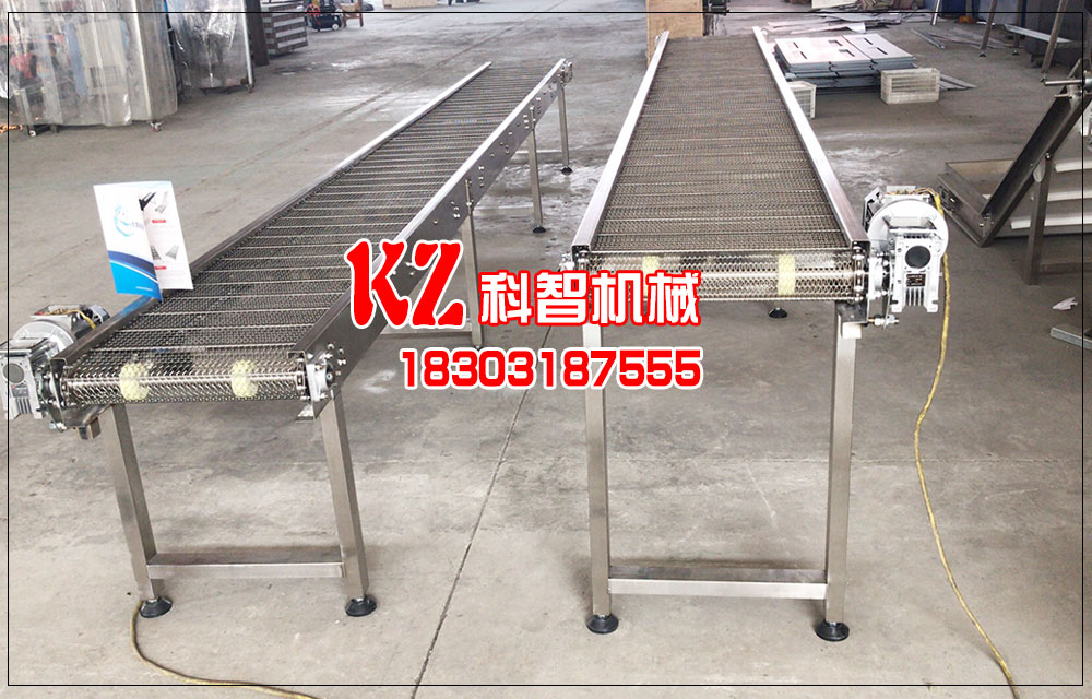 鏈條螺旋網(wǎng)帶輸送機(jī)卸料粘連的問題 鏈條螺旋網(wǎng)帶輸送機(jī)卸料粘連的問題